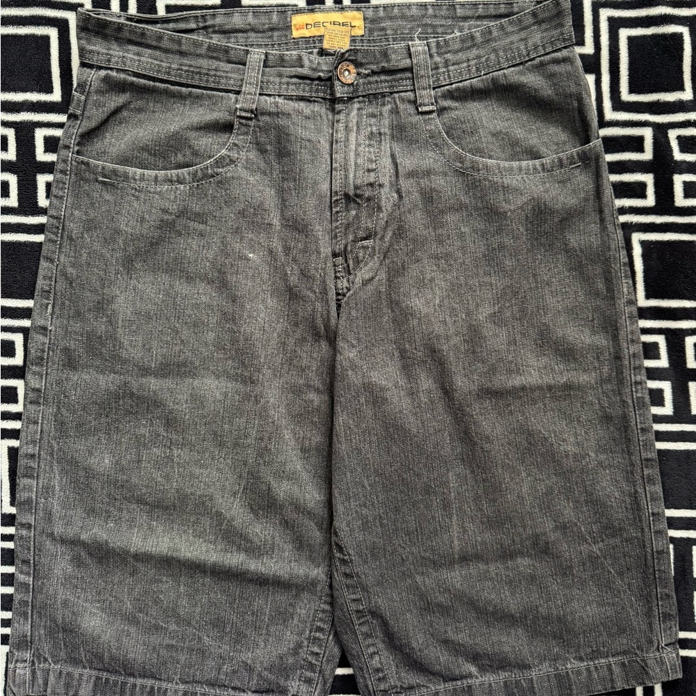Diesel Charcoal Denim Shorts